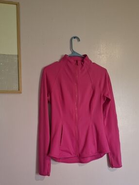 Yogalicious Hot Pink Full-Zip Active Jacket